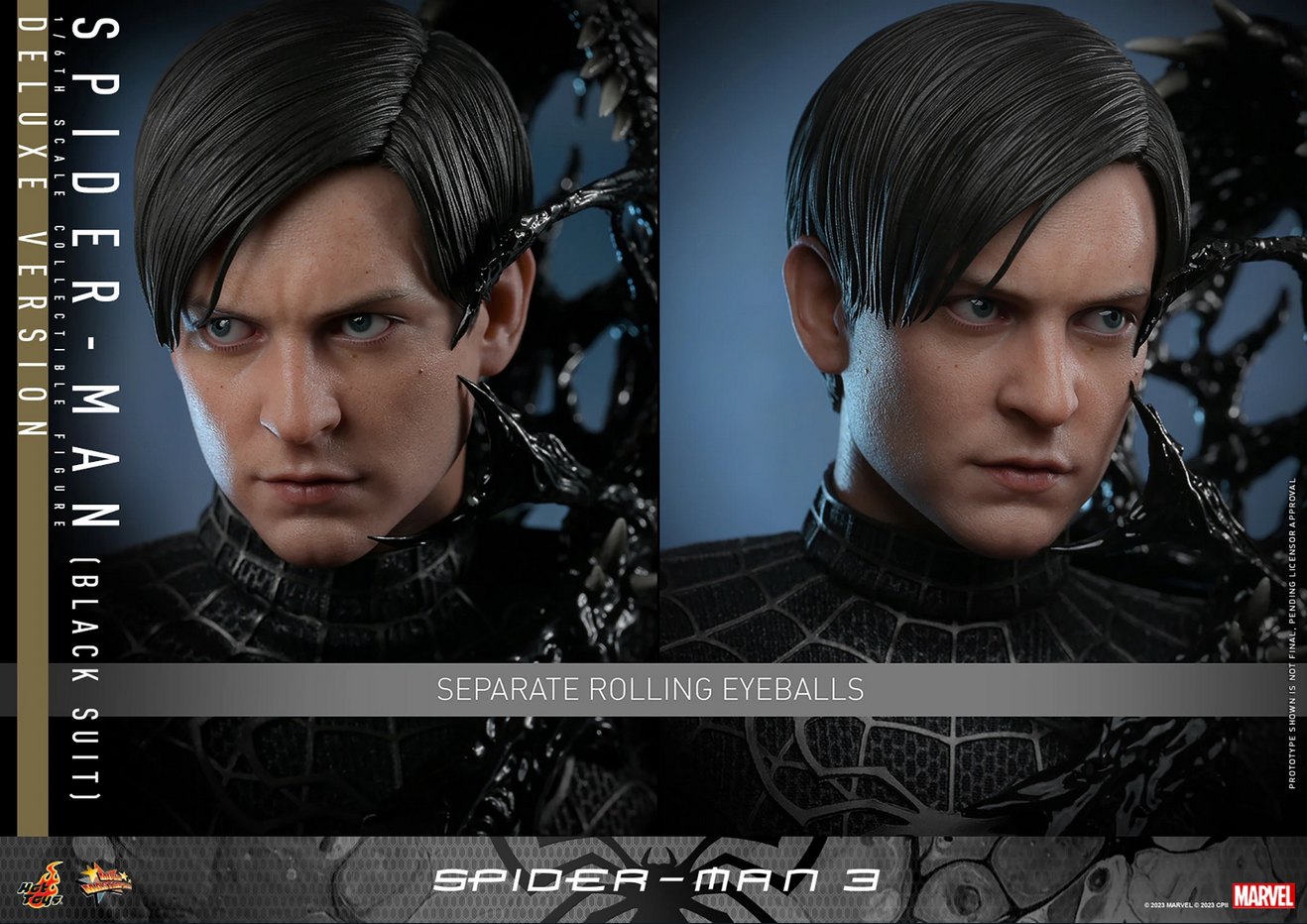 Spider-Man Black Suit (Deluxe Version) 1/6 - Spider-Man 3 Marvel Hot Toys