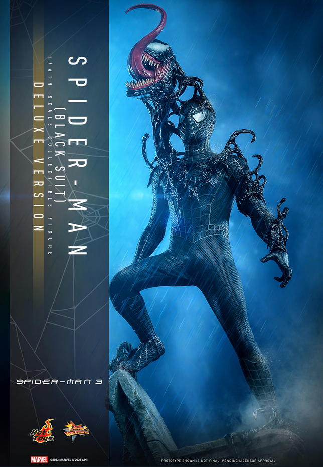 Spider-Man Black Suit (Deluxe Version) 1/6 - Spider-Man 3 Marvel Hot Toys