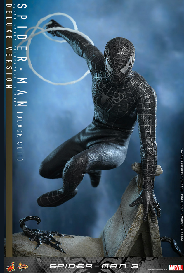Spider-Man Black Suit (Deluxe Version) 1/6 - Spider-Man 3 Marvel Hot Toys
