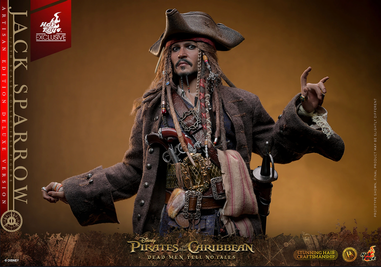 Jack Sparrow (Artisan Edition Deluxe Edition) 1/6 - Pirates of the Caribbean: Dead Men Tell No Tales Hot Toys