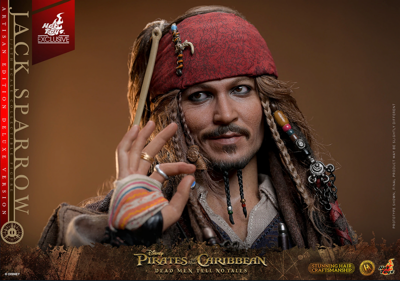Jack Sparrow (Artisan Edition Deluxe Edition) 1/6 - Pirates of the Caribbean: Dead Men Tell No Tales Hot Toys