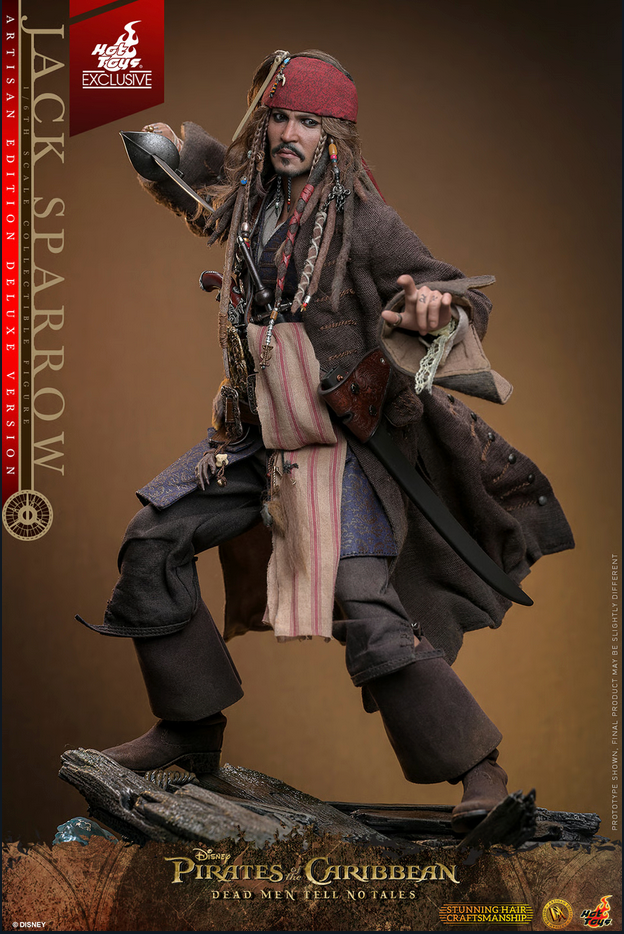 Jack Sparrow (Artisan Edition Deluxe Edition) 1/6 - Pirates of the Caribbean: Dead Men Tell No Tales Hot Toys