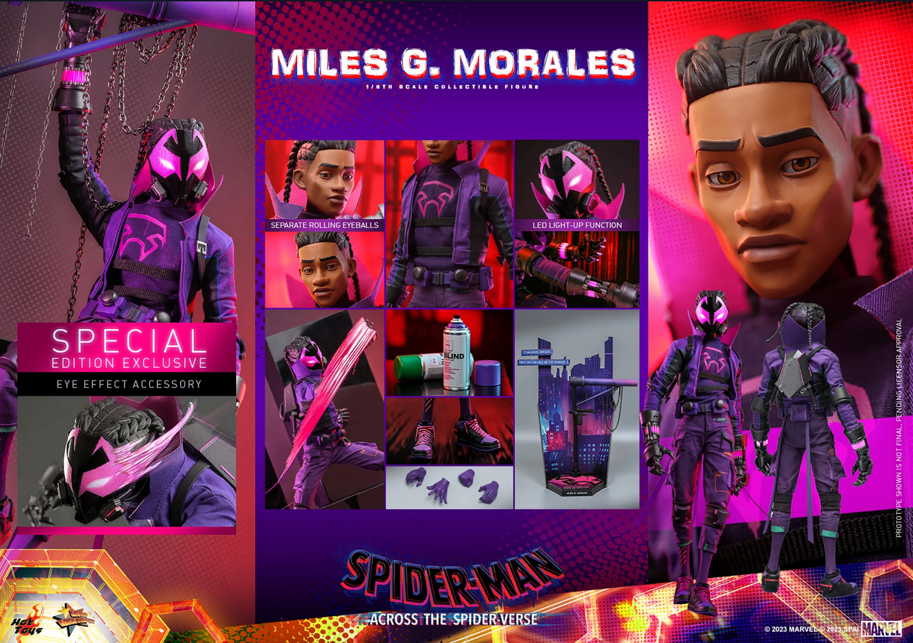 Miles G Morales (Special Edition) 1/6 - Marvel Spider-Man: Across the Spiderverse Hot Toys