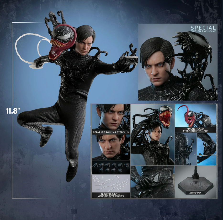 Spider-Man Black Suit (Special Edition) 1/6 - Spider-Man 3 Marvel Hot Toys