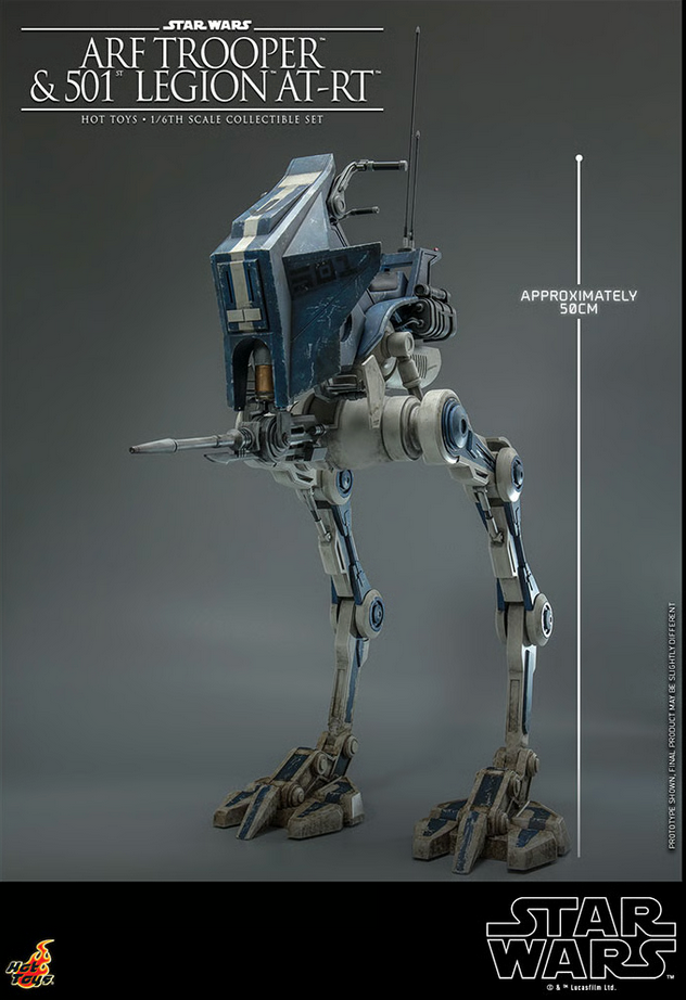 Arf Trooper & 501st Legion At-Rt Set 1/6 - Star Wars: The Clone Wars Hot Toys