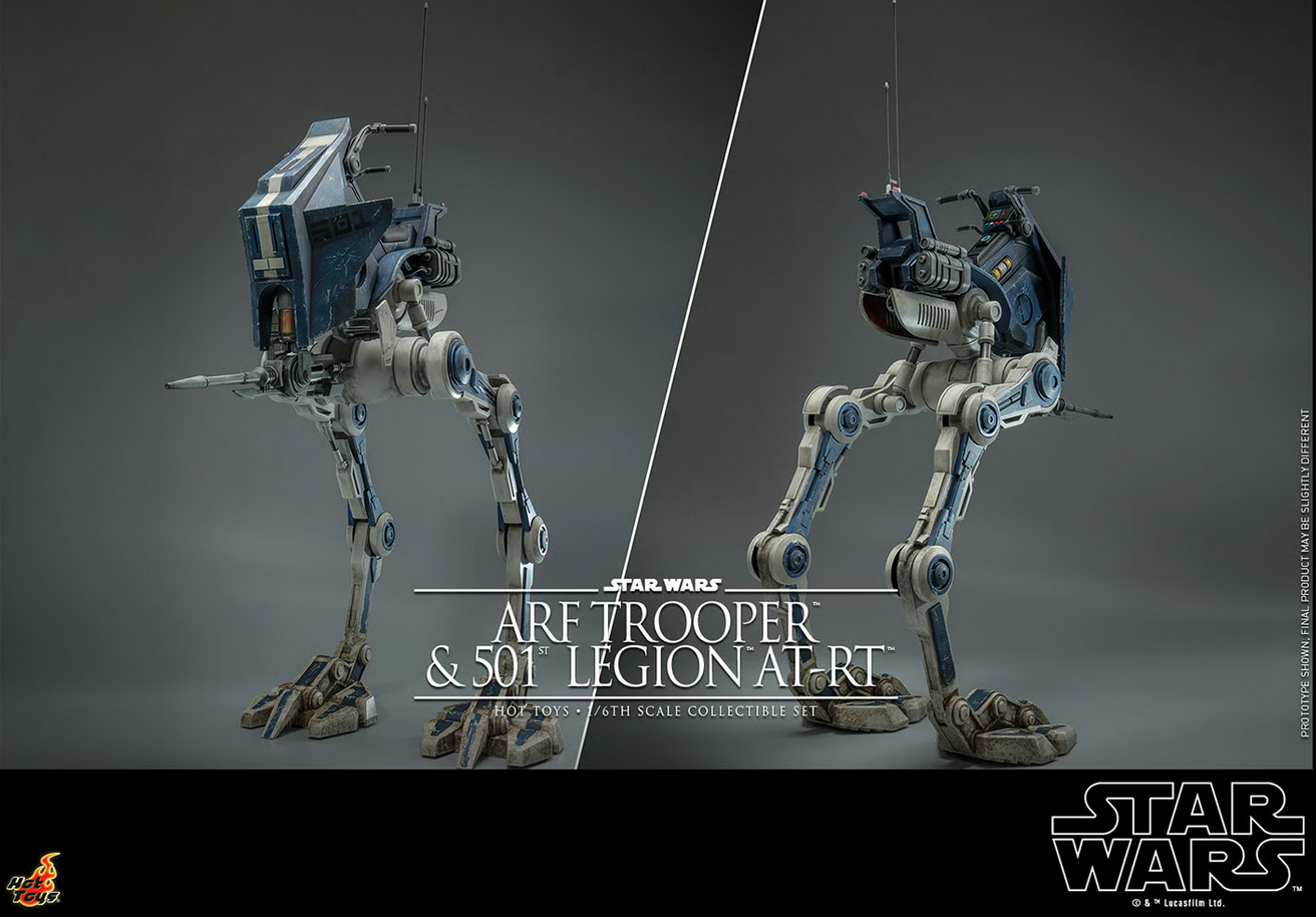 Arf Trooper & 501st Legion At-Rt Set 1/6 - Star Wars: The Clone Wars Hot Toys