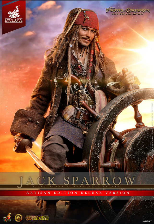 Jack Sparrow (Artisan Edition Deluxe Edition) 1/6 - Pirates of the Caribbean: Dead Men Tell No Tales Hot Toys