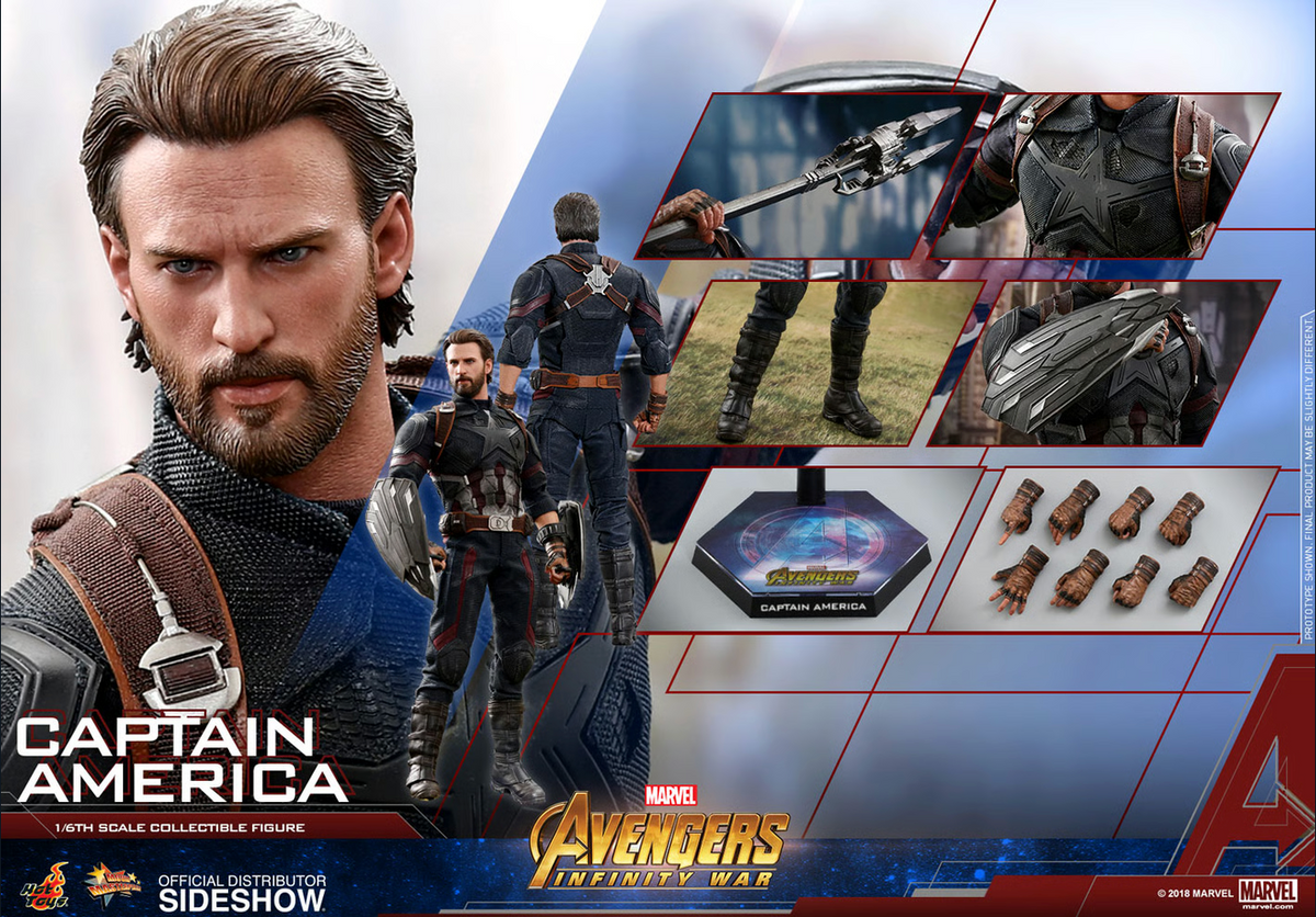 Captain America 1/6 - Avengers: Infinity War Hot Toys