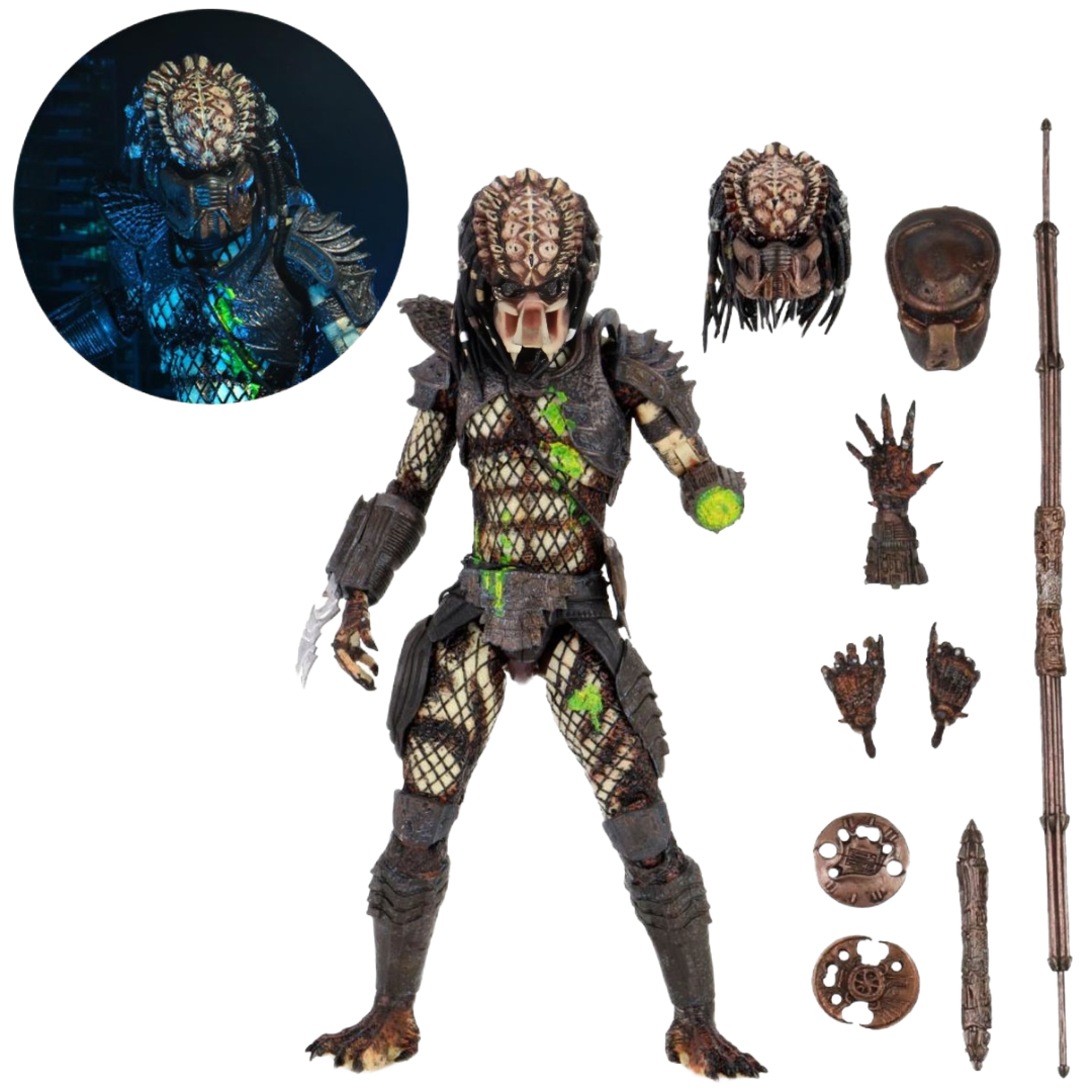 City Hunter Battle Damaged Predator Ultimate - Predator 2 NECA