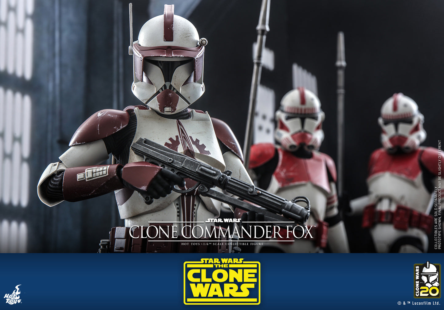 Clone Commander Fox 1/6 - Star Wars: The Clone Wars Hot Toys