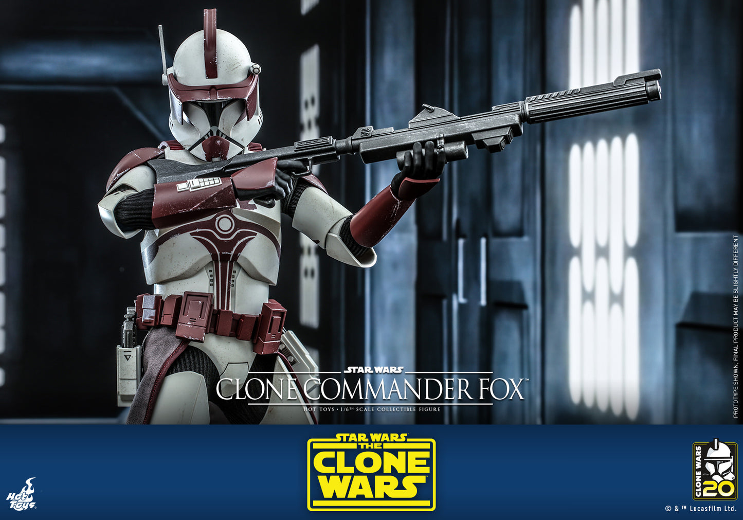 Clone Commander Fox 1/6 - Star Wars: The Clone Wars Hot Toys