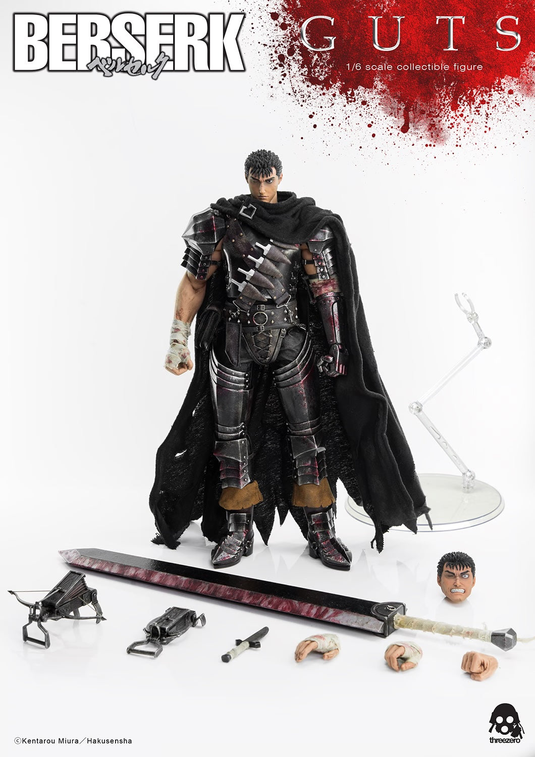 The Guts (Black Swordsman) 1/6 - Berserk Threezero