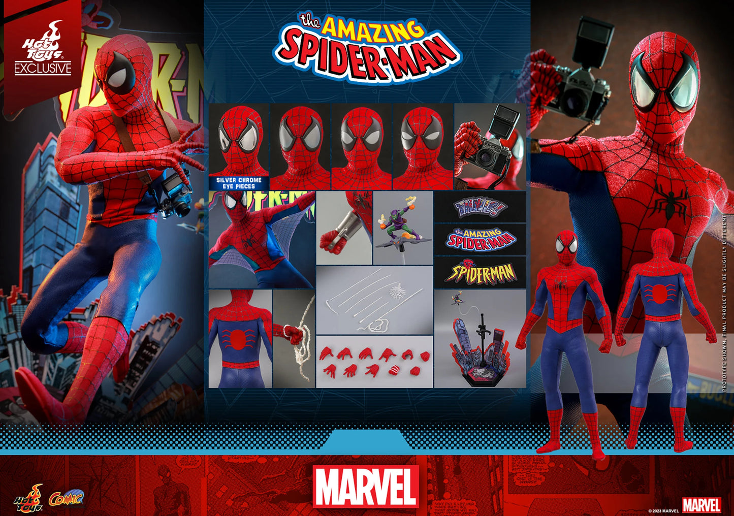 The Amazing Spider-Man Exclusive 1/6 - Marvel Comics Hot Toys