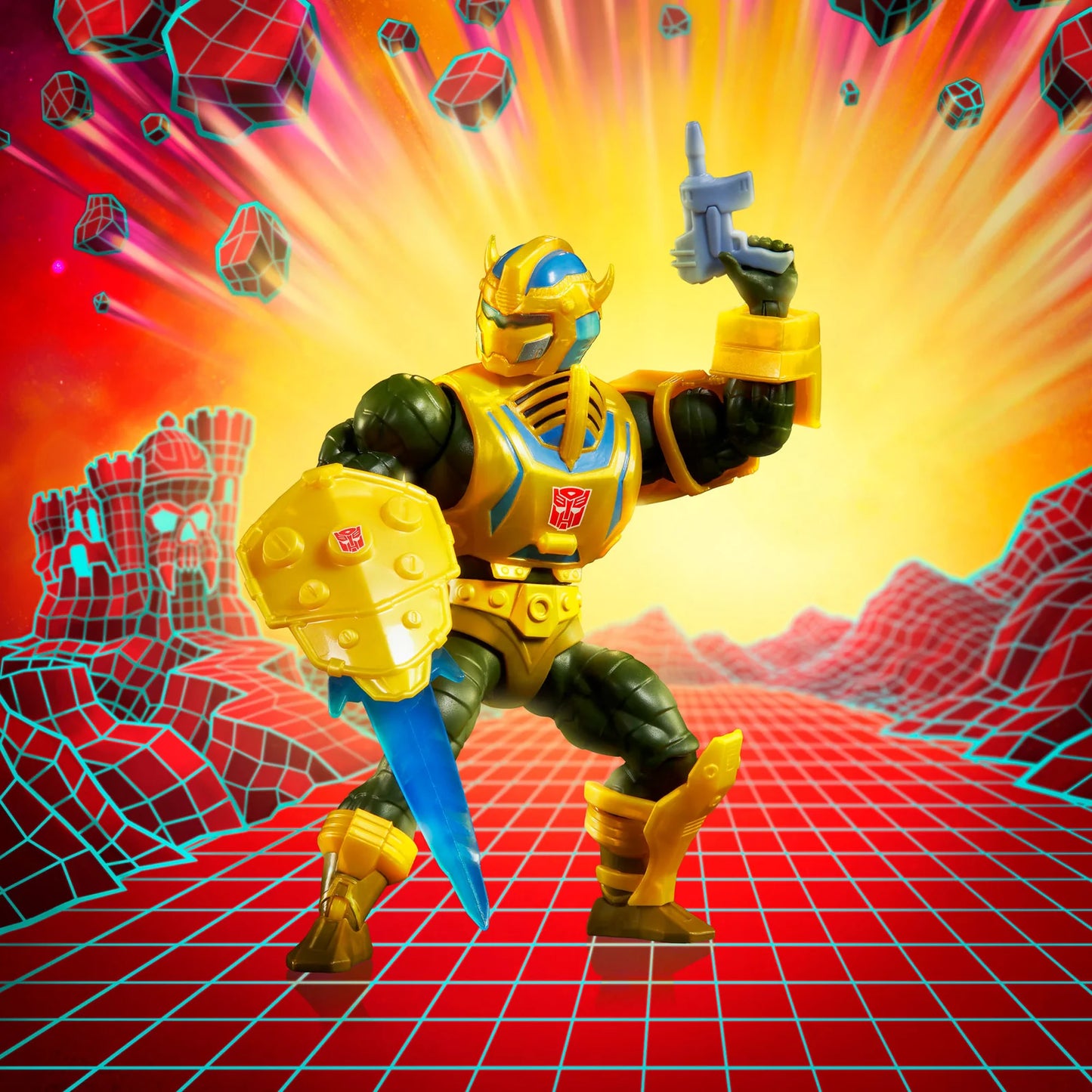 Bumblebee Armor Man-At-Arms - Masters of the Universe x Transformers Mattel Creations