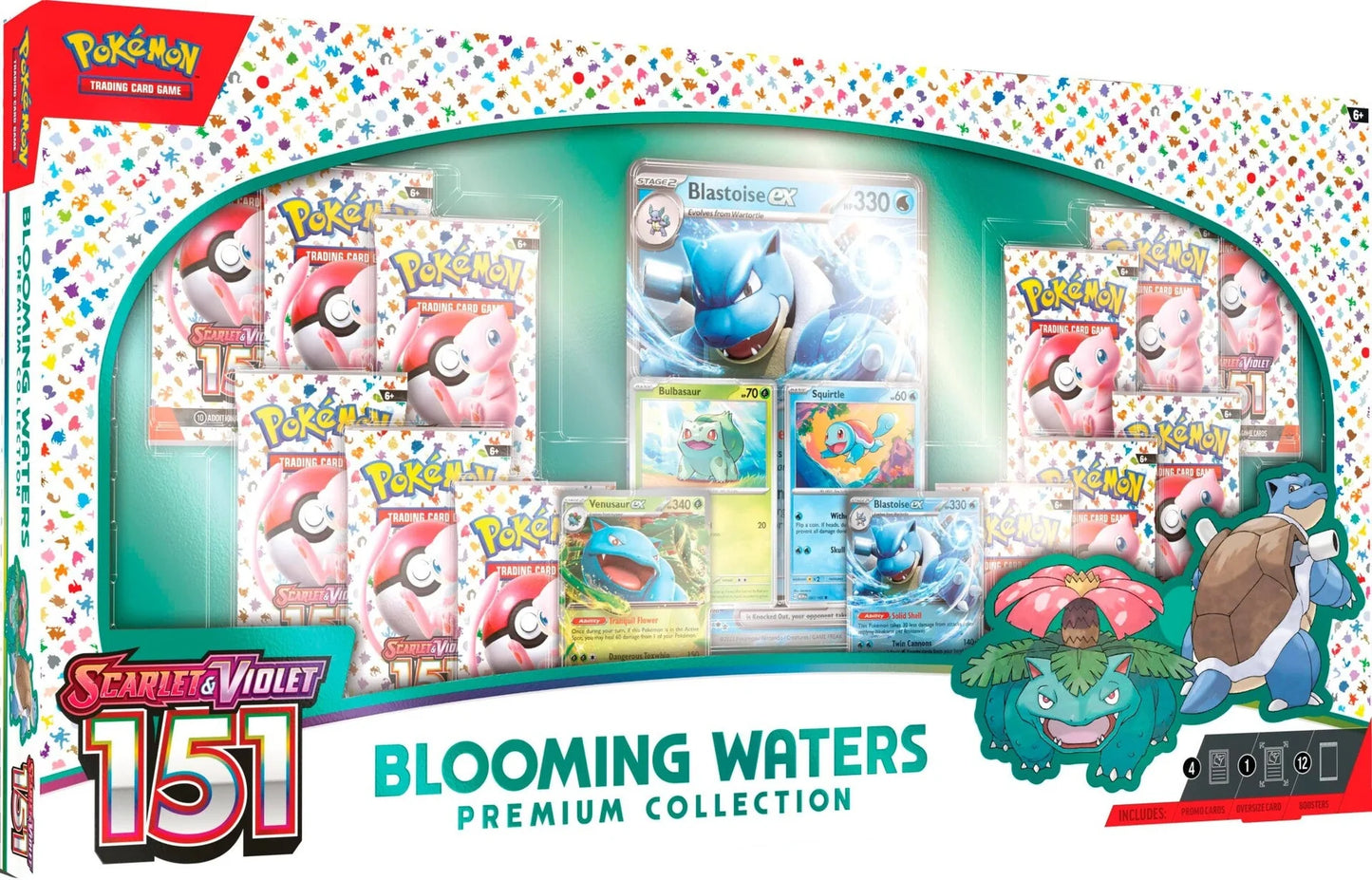 Blooming Waters Premium Collection (Ingles) - Scarlet & Violet 151: Pokemon TCG