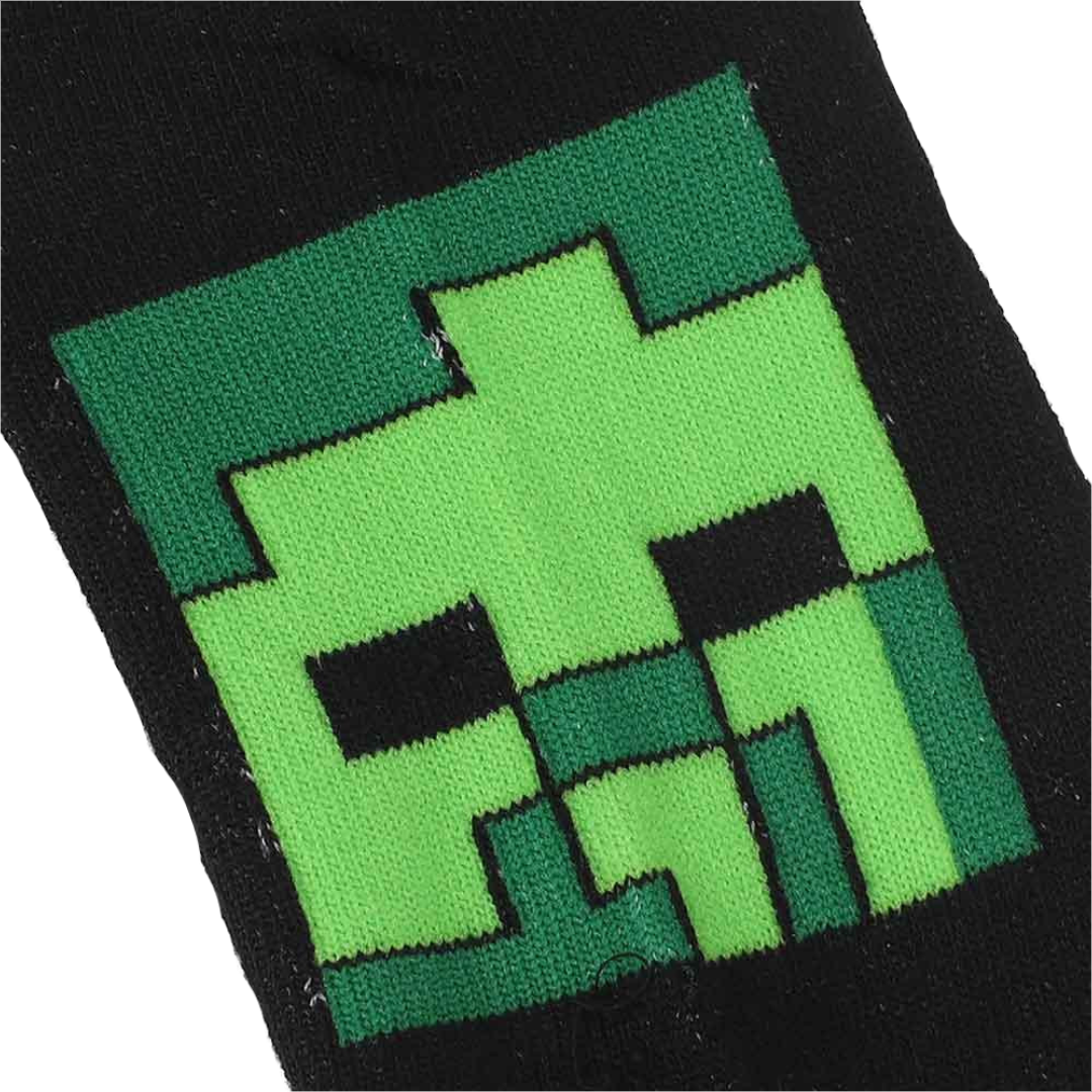 Minecraft Characters 5 Pair Ankle Socks - Minecraft Bioworld
