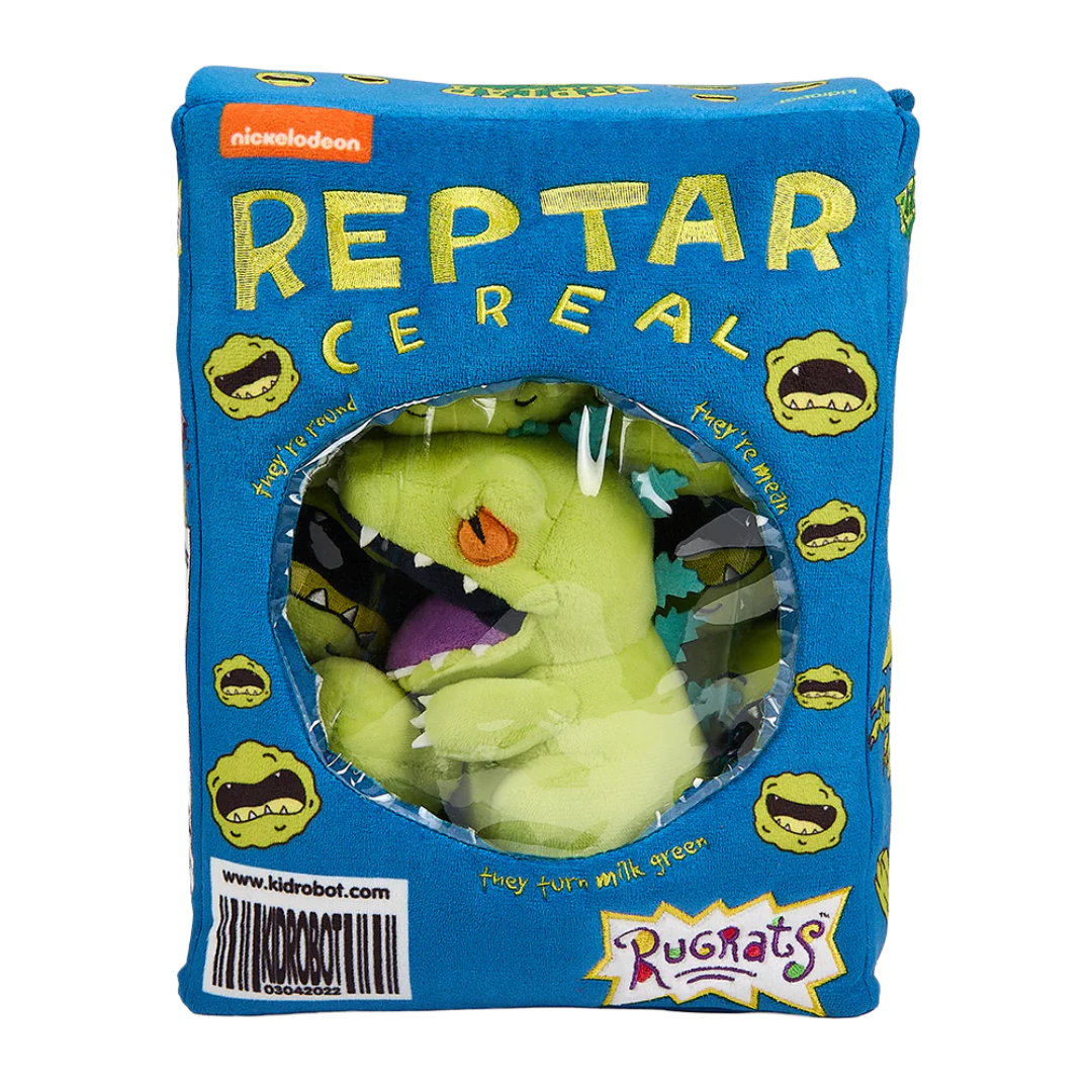 Interactive Reptar Cereal Box - Rugrats Kidrobot Peluche