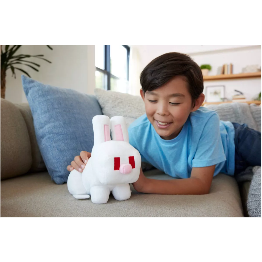 Conejo Blanco - Minecraft Mattel Peluche Basico