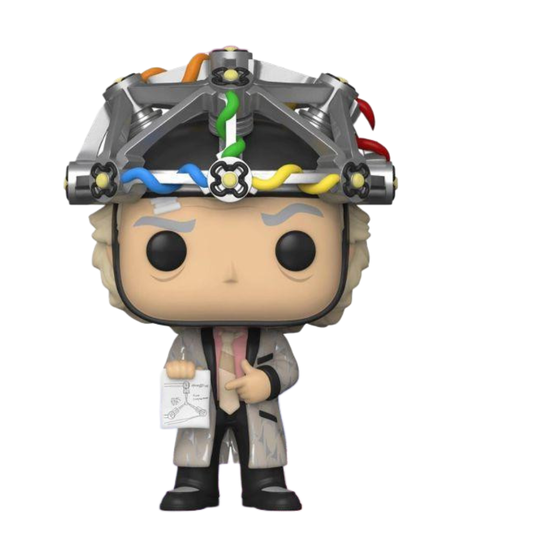 Doc Emmett Brown with Helmet 959 - Back to the Future Funko Pop! Movies