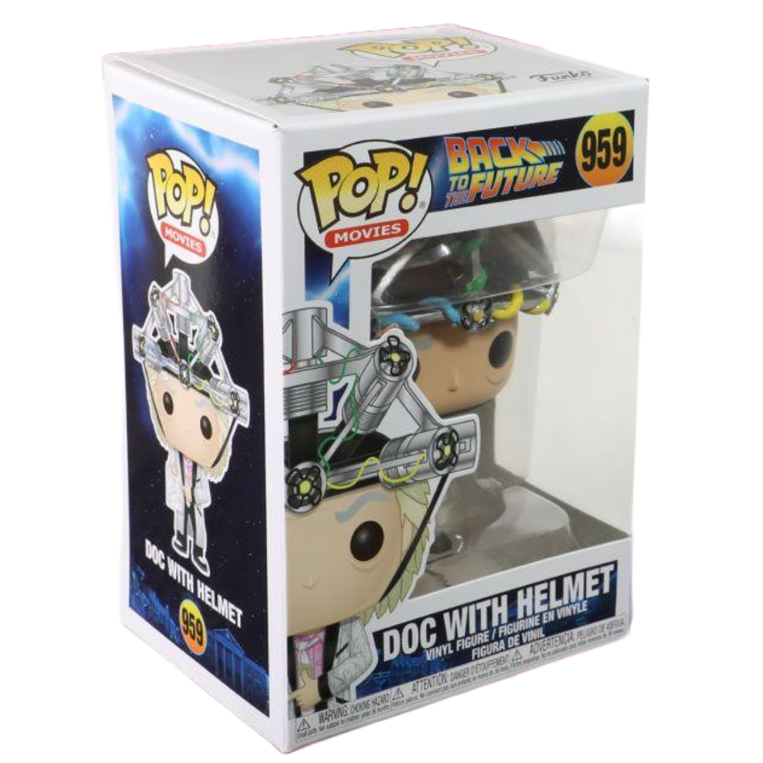 Doc Emmett Brown with Helmet 959 - Back to the Future Funko Pop! Movies