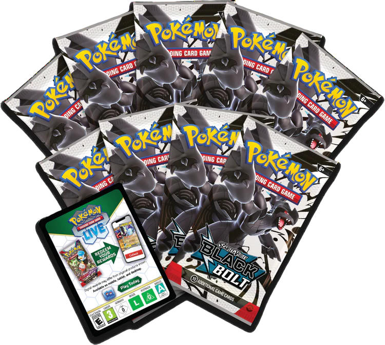 Black Bolt Elite Trainer Box Ingles (ETB) - Scarlet & Violet: Pokemon TCG