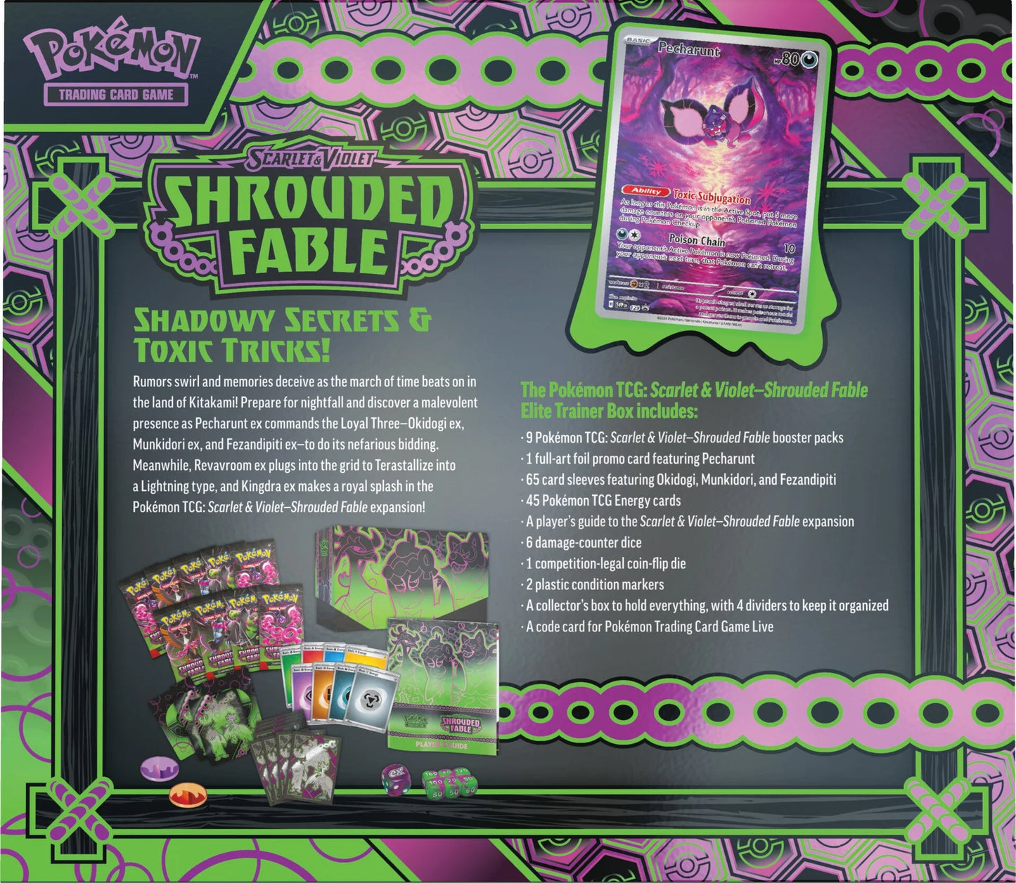 Shrouded Fable Elite Trainer Box Ingles (ETB) - Scarlet & Violet: Pokemon TCG