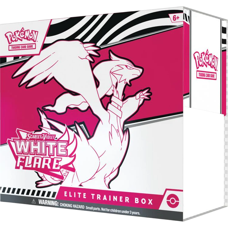White Flare Elite Trainer Box Ingles (ETB) - Scarlet & Violet: Pokemon TCG