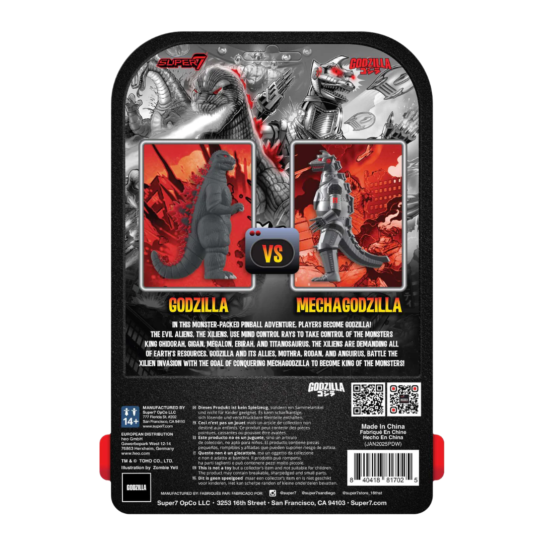 Godzilla '84 (70th Stern Pinball) - Toho ReAction Super7 SDCC 2025