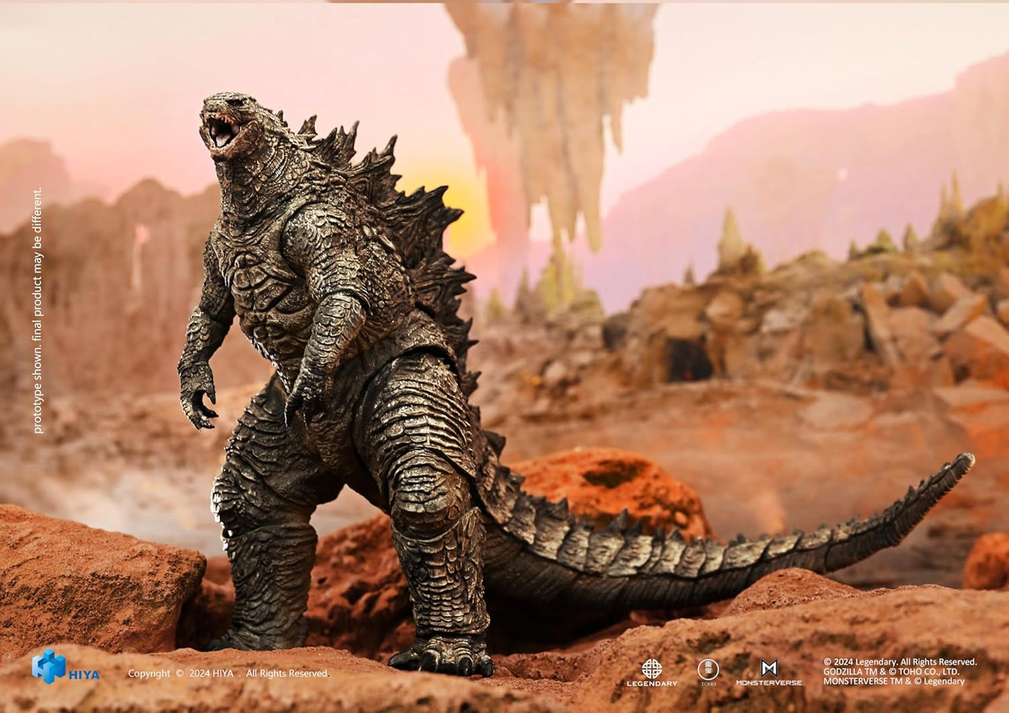 Godzilla Re-Evolved (Previews Exclusive) - Godzilla x Kong The New Empire Exquisite Basic Series Hiya (Copia)