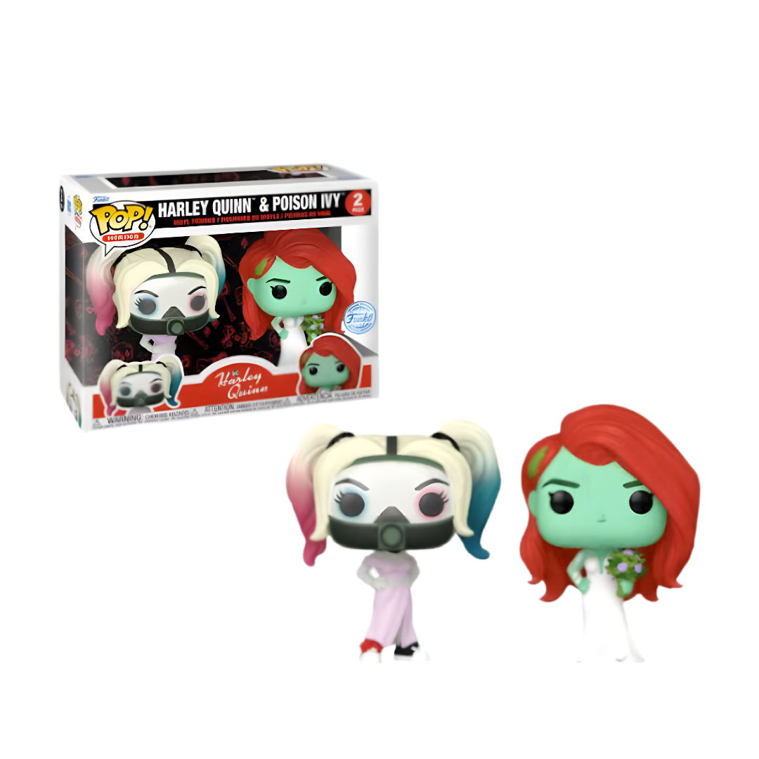 Harley Quinn and Poison Ivy Wedding 2 Pack EE Exclusive - Funko Pop! Heroes