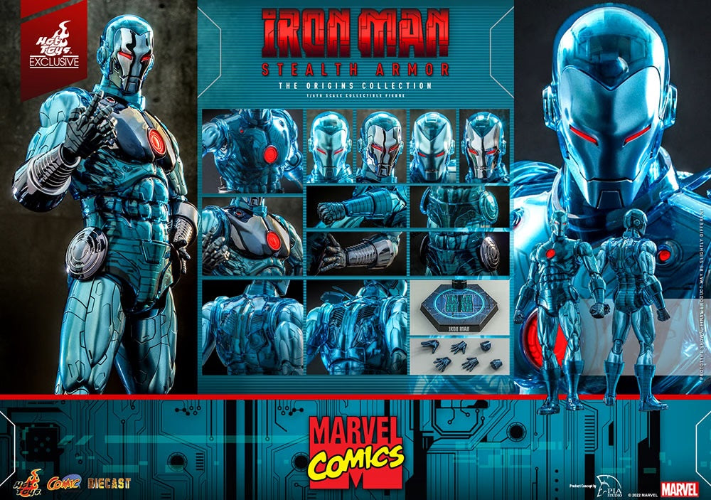 Iron Man Stealth Armor 1/6 - Marvel Comics Hot Toys The Origins Collection