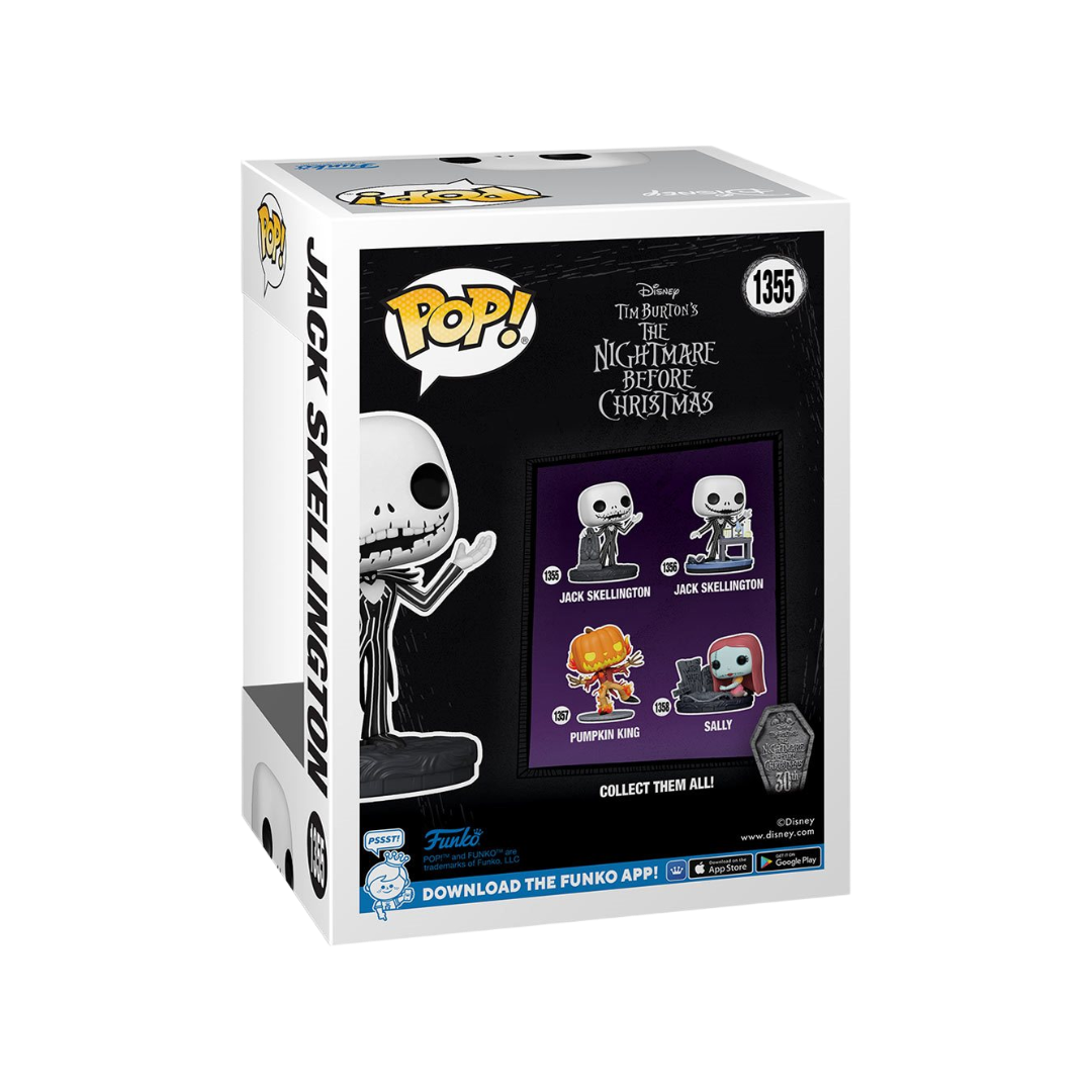 Jack Skellington con Tumba 1355 - The Nightmare Before Christmas: 30th Anniversary Funko Pop!
