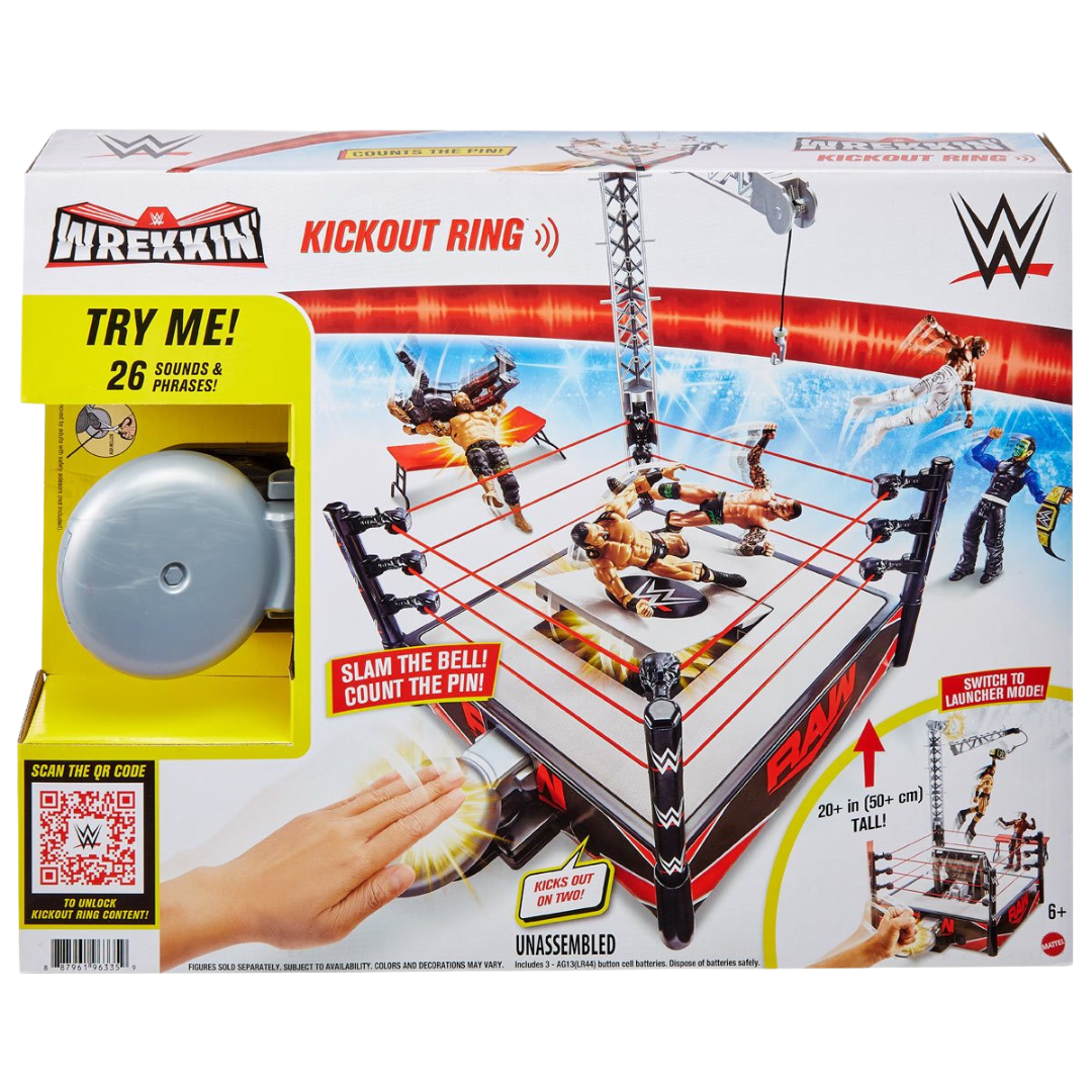 WWE Wrekkin' Kickout Ring Playset - WWE Mattel