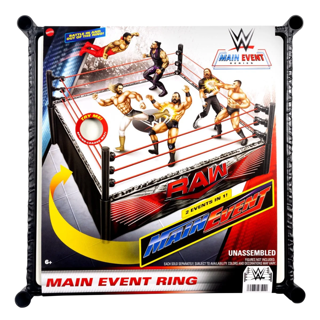 WWE Main Event PlaySet Ring - WWE Mattel