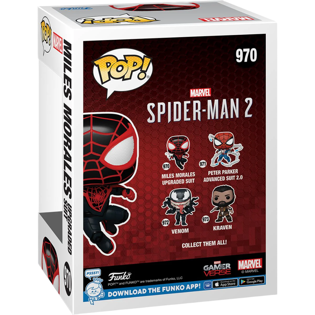 Miles Morales Upgrade Suit 970 - Marvel's Spider-Man 2 Funko Pop! GameVerse
