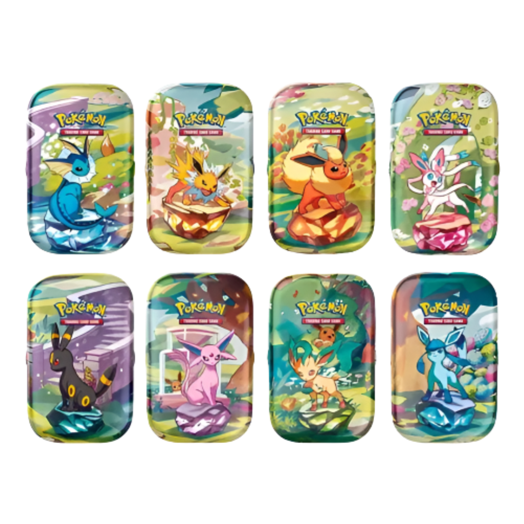 Mini Latas Set 8 (Español) - Evoluciones Prismaticas: Pokemon TCG