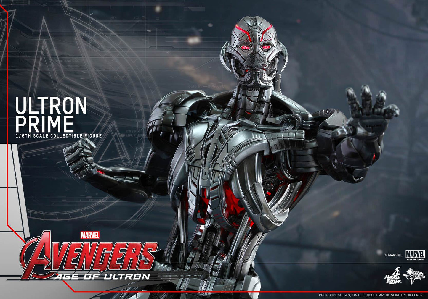 Ultron Prime 1/6 - Avengers: Age of Ultron Hot Toys
