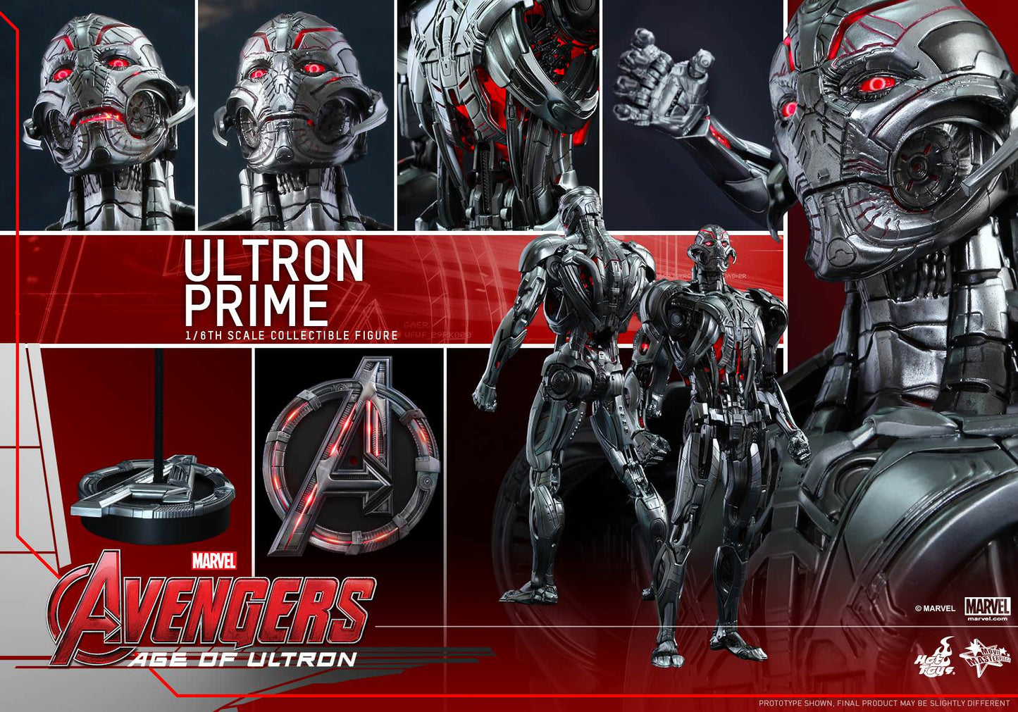 Ultron Prime 1/6 - Avengers: Age of Ultron Hot Toys