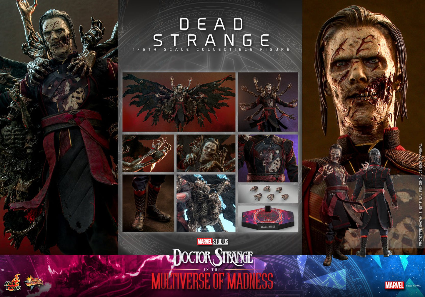 Dead Strange 1/6 - Doctor Strange: Multiverse of Madness Hot Toys