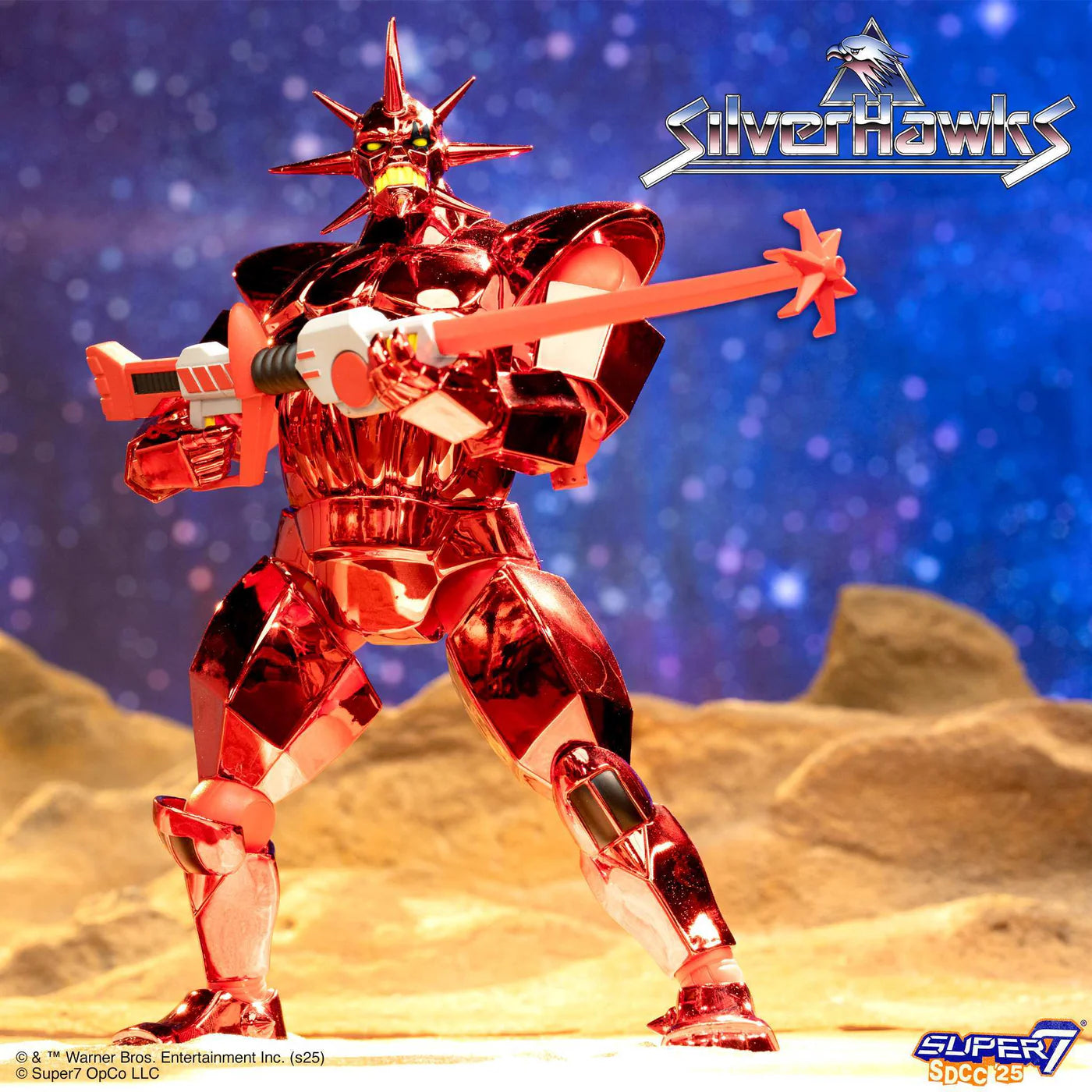 Mon*Star (Metallic Vac Metal) Ultimates! - SilverHawks Super7 SDCC 2025