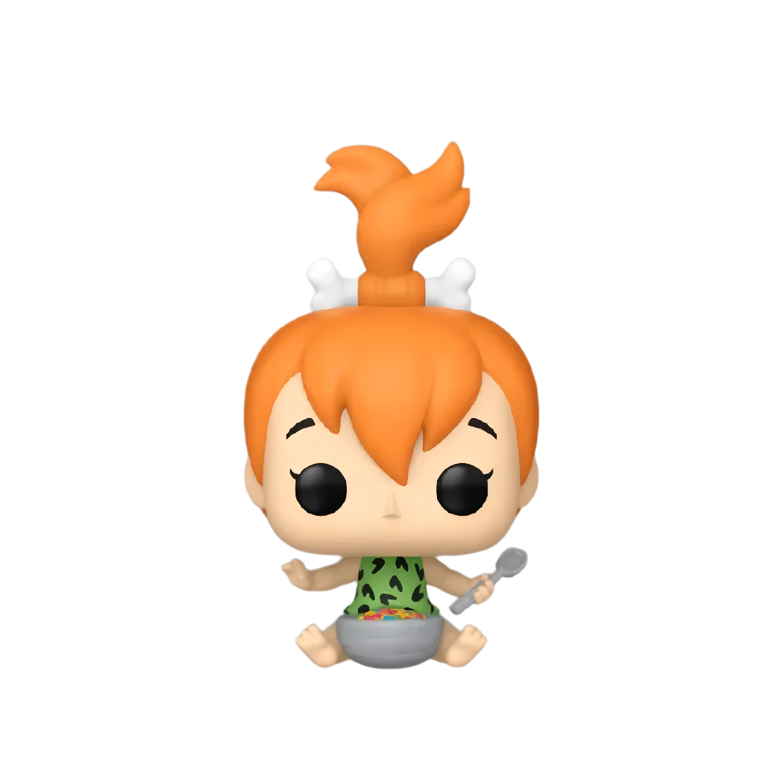 Pebbles Picapiedra con Cereal Fruty Pebbles 238 - Los Picapiedra Funko Pop! Animation