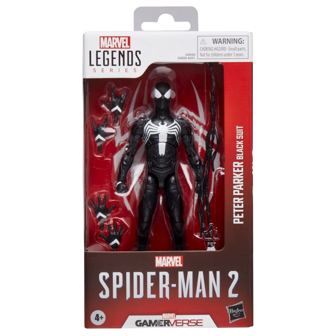 Peter Parker Black Suit - Marvel's Spdier-Man 2 Hasbro Legends Gameverse