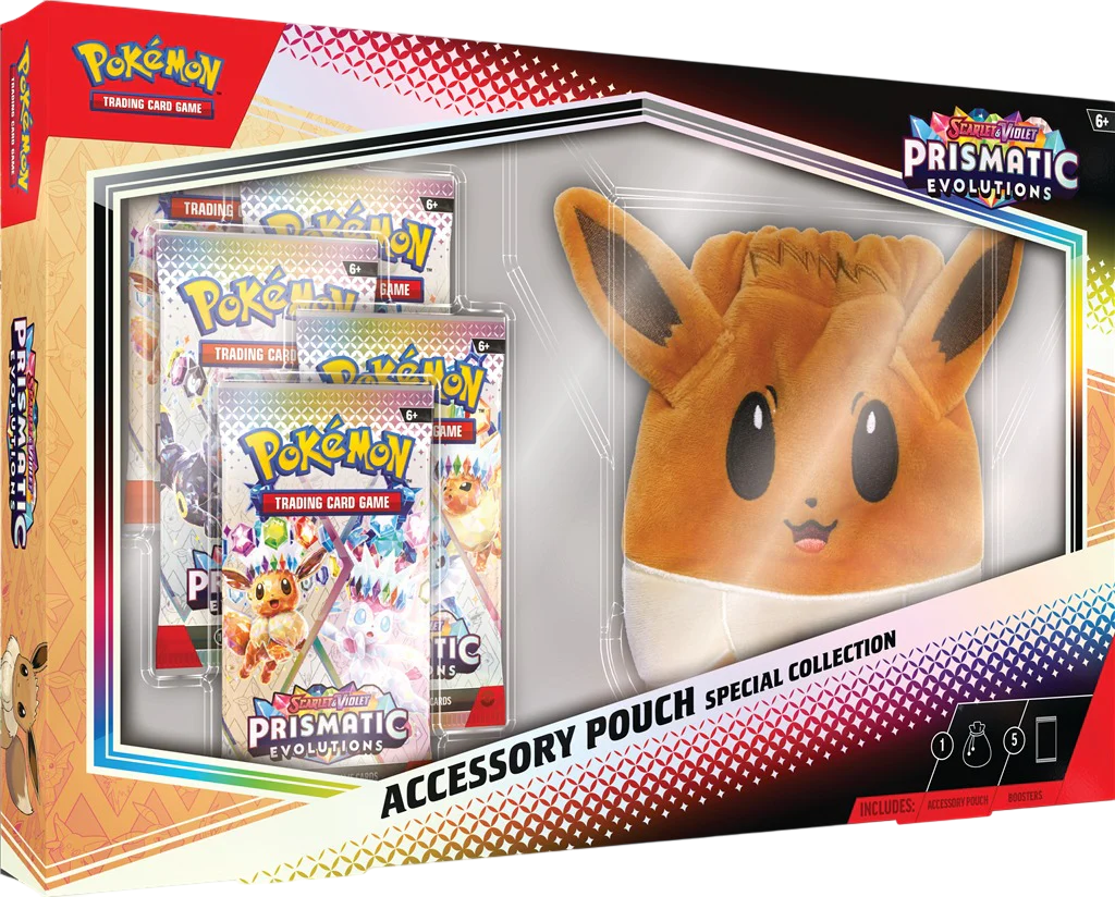 Prismatic Evolutions Accesory Pouch Special Collection (Ingles) - Scarlet & Violet: Pokemon TCG