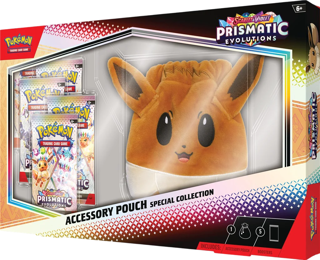Prismatic Evolutions Accesory Pouch Special Collection (Ingles) - Scarlet & Violet: Pokemon TCG