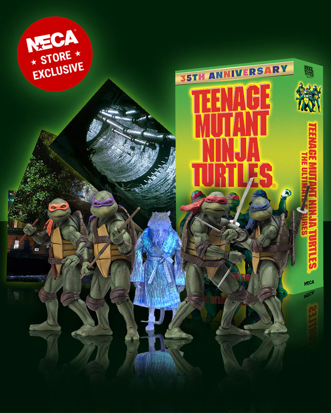 Teenage Mutant Ninja Turtles 35Th Anniversary - Teenage Mutant Ninja Turtles: 1990 Movie NECA Exclusive