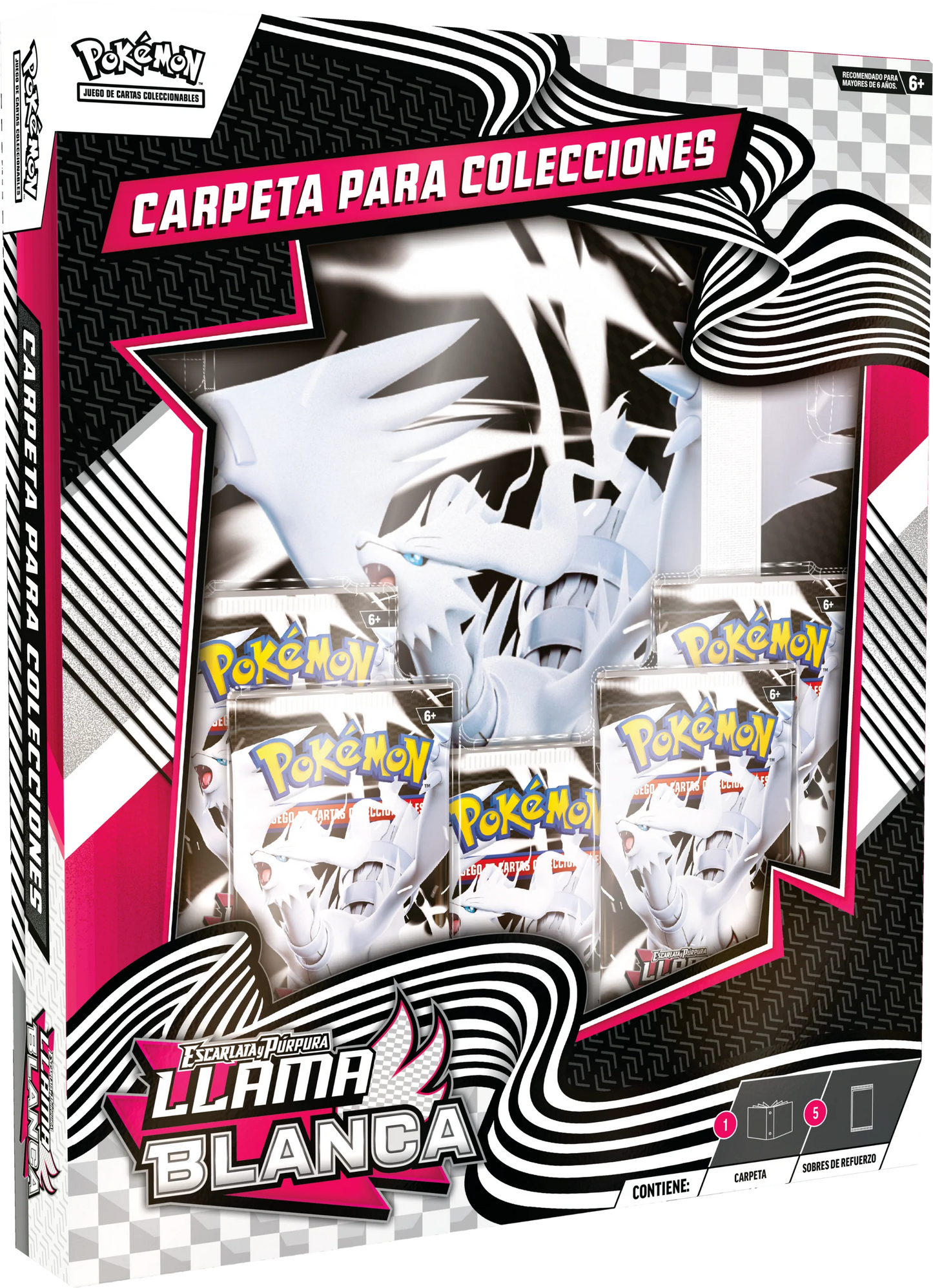 White Flare Binder Collection (Ingles) - Scarlet & Violet: Pokemon TCG