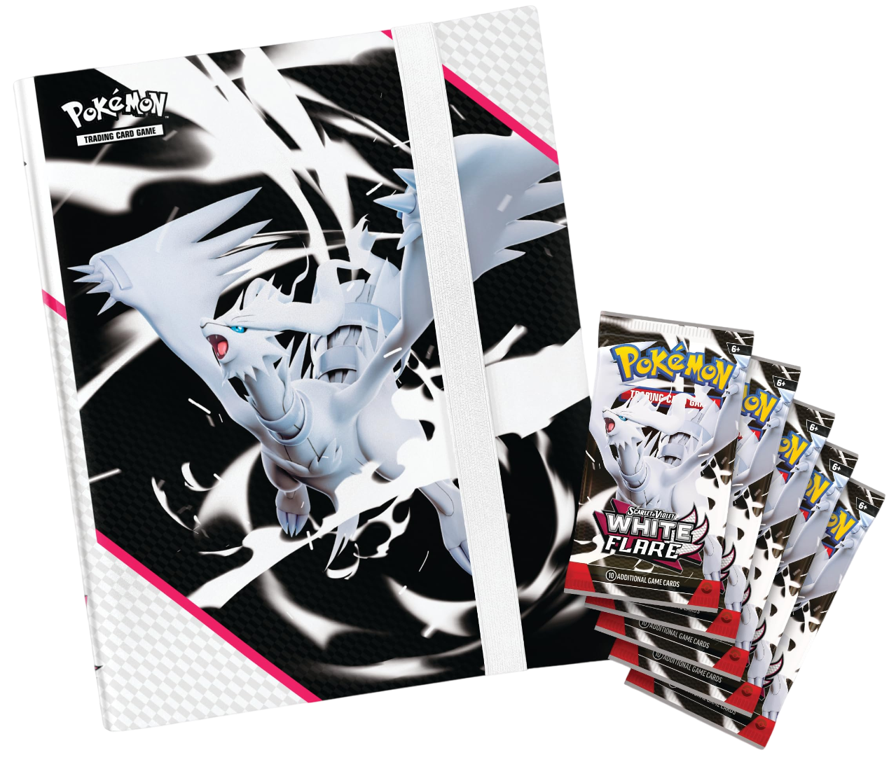 White Flare Binder Collection (Ingles) - Scarlet & Violet: Pokemon TCG