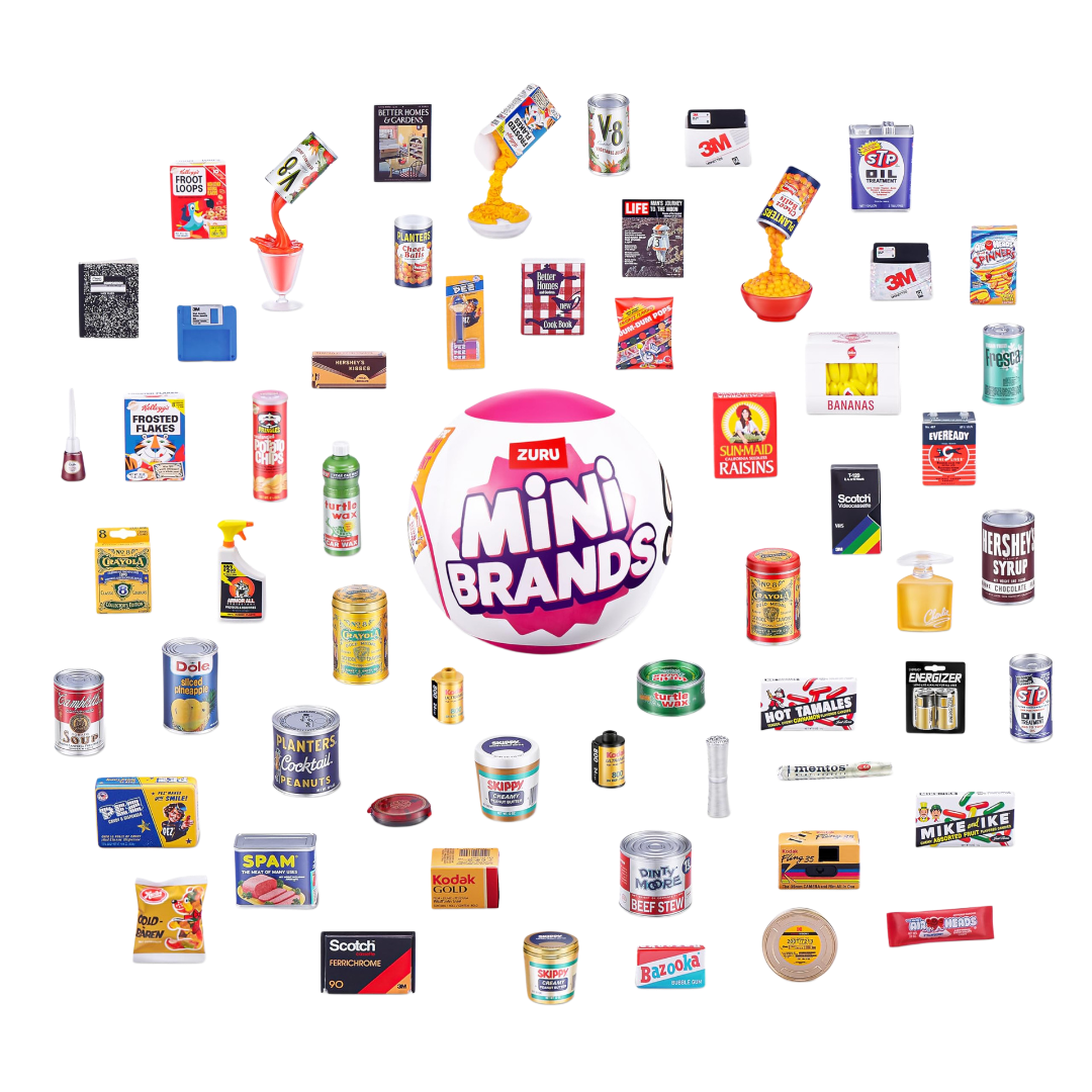 Mini Brands Sneakers Série 1 - Lot De 4 Capsules Avec Mini Baskets Et Boîtes Collector