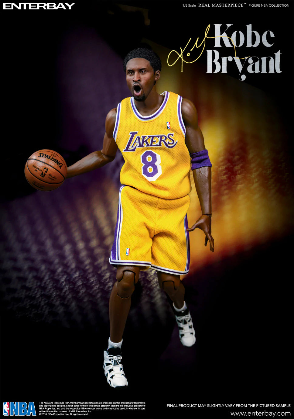 Kobe Bryant Pack 1/6 - NBA Real Masterpiece Enterbay