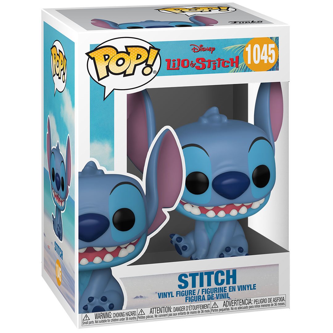 Smiling Seated Stitch 1045 - Funko Pop! Lilo & Stitch